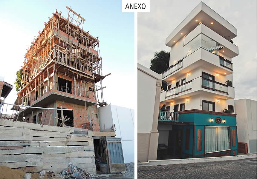 A construção e a conclusão da ala contemporânea