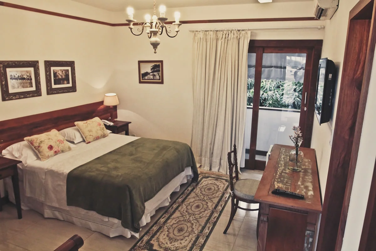Quarto Super Luxo e sua área de estar